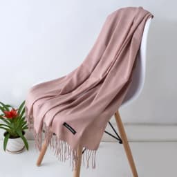 2024 Fashion Solid Color Women Thin Tassel Long Scarf Hijabs Lady Shawls Cashmere Like Pashmina Hijabs Scarves Wraps
