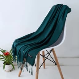 2024 Fashion Solid Color Women Thin Tassel Long Scarf Hijabs Lady Shawls Cashmere Like Pashmina Hijabs Scarves Wraps