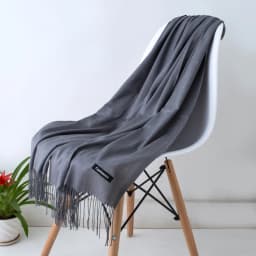 2024 Fashion Solid Color Women Thin Tassel Long Scarf Hijabs Lady Shawls Cashmere Like Pashmina Hijabs Scarves Wraps
