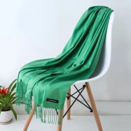 2024 Fashion Solid Color Women Thin Tassel Long Scarf Hijabs Lady Shawls Cashmere Like Pashmina Hijabs Scarves Wraps