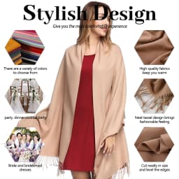 2024 Fashion Solid Color Women Thin Tassel Long Scarf Hijabs Lady Shawls Cashmere Like Pashmina Hijabs Scarves Wraps