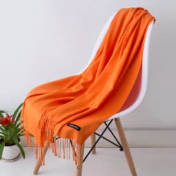 2024 Fashion Solid Color Women Thin Tassel Long Scarf Hijabs Lady Shawls Cashmere Like Pashmina Hijabs Scarves Wraps