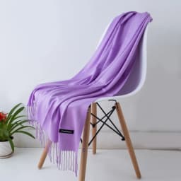 2024 Fashion Solid Color Women Thin Tassel Long Scarf Hijabs Lady Shawls Cashmere Like Pashmina Hijabs Scarves Wraps