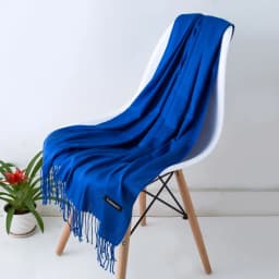 2024 Fashion Solid Color Women Thin Tassel Long Scarf Hijabs Lady Shawls Cashmere Like Pashmina Hijabs Scarves Wraps