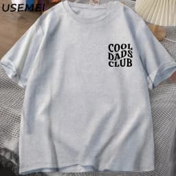 Cool Dads Club Tshirt Father's Day Funny Husband T-Shirt Daddy Dad To Be T Shirt Men Cotton Oversized Male Clothes Gifts
