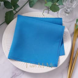 10pcs Napkins Cloth Linen Polyester Diner Handkerchief Hanky for Wedding Party Birthday Banquet Restaurant Supplies 30cm X 30cm