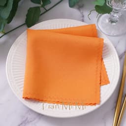 10pcs Napkins Cloth Linen Polyester Diner Handkerchief Hanky for Wedding Party Birthday Banquet Restaurant Supplies 30cm X 30cm