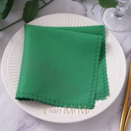 10pcs Napkins Cloth Linen Polyester Diner Handkerchief Hanky for Wedding Party Birthday Banquet Restaurant Supplies 30cm X 30cm