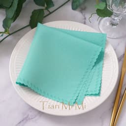 10pcs Napkins Cloth Linen Polyester Diner Handkerchief Hanky for Wedding Party Birthday Banquet Restaurant Supplies 30cm X 30cm