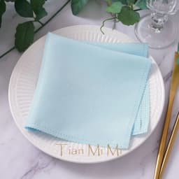 10pcs Napkins Cloth Linen Polyester Diner Handkerchief Hanky for Wedding Party Birthday Banquet Restaurant Supplies 30cm X 30cm