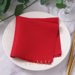 10pcs Napkins Cloth Linen Polyester Diner Handkerchief Hanky for Wedding Party Birthday Banquet Restaurant Supplies 30cm X 30cm