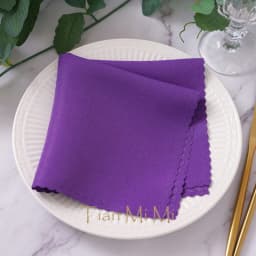 10pcs Napkins Cloth Linen Polyester Diner Handkerchief Hanky for Wedding Party Birthday Banquet Restaurant Supplies 30cm X 30cm