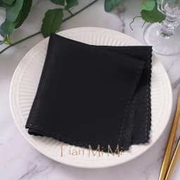 10pcs Napkins Cloth Linen Polyester Diner Handkerchief Hanky for Wedding Party Birthday Banquet Restaurant Supplies 30cm X 30cm