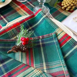 Set of 6/12/24 40x40cm Christmas Decorative Cloth Napkins, Suitable for Restaurant Kitchen Tables, Holiday Party Decorations