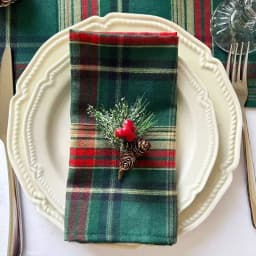 Set of 6/12/24 40x40cm Christmas Decorative Cloth Napkins, Suitable for Restaurant Kitchen Tables, Holiday Party Decorations