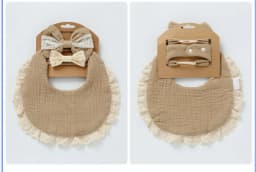 Personalized embroidered baby bib, baby pure cotton gauze bib, mouth in water, baby anti spitting, newborn bib, men's and women'