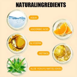 YOUNGCOME Facial essence Anti-Aging essence Containing Vitamin C, Hyaluronic Acid and Retinol, Improves Elasticity, Heals Dry Sk