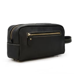 Genuine Leather Clutch Purse Make Up Toiletry Bags Women Man Crazy Horse Leather Cowhide Driver Purse Cosmetic Bag Wash Bags