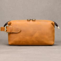 Genuine Leather Clutch Purse Make Up Toiletry Bags Women Man Crazy Horse Leather Cowhide Driver Purse Cosmetic Bag Wash Bags