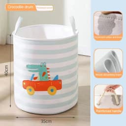 Folding Storage Basket Linen Storage Fabric Wardrobe Office Bedroom Closet Toys Laundry Basket With Handle Storage Organizer New