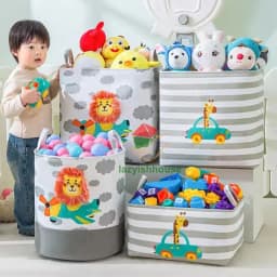 Folding Storage Basket Linen Storage Fabric Wardrobe Office Bedroom Closet Toys Laundry Basket With Handle Storage Organizer New