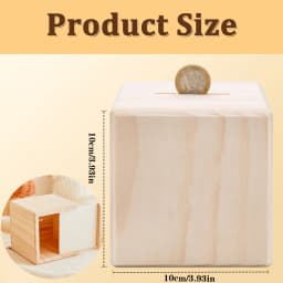Money Box for Kids Personalized Fox and Lion Wooden Money Box Children Money Boxes with Animal Customized Piggy Bank Easter Gift