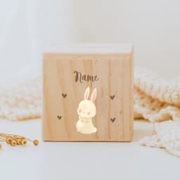 Money Box for Kids Personalized Fox and Lion Wooden Money Box Children Money Boxes with Animal Customized Piggy Bank Easter Gift