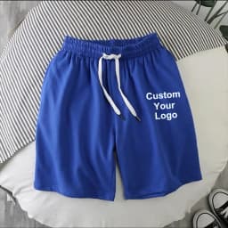New Men's Custom Your Logo Quick-drying Short Pants Summer Sports Jogging Loose Fitness Shorts Mesh Breathable Beach Shorts