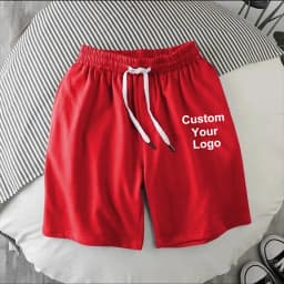 New Men's Custom Your Logo Quick-drying Short Pants Summer Sports Jogging Loose Fitness Shorts Mesh Breathable Beach Shorts