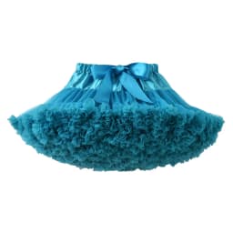 Girls Petti Tutu Skirt Ball Gown Children Clothing Dance Birthday Costume Party Wear Kids Tutu Skirt Blue Many Colors Available