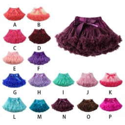 Girls Petti Tutu Skirt Ball Gown Children Clothing Dance Birthday Costume Party Wear Kids Tutu Skirt Blue Many Colors Available