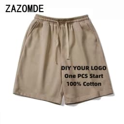 ZAZOMDE 2024 Unisex DIY Customize Short Pants Fashion Casual Printed Pattern Summer Beach Shorts Print On Demand Short Pants