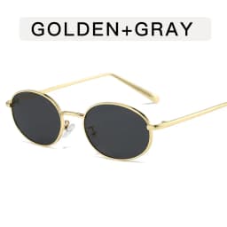Oval Shape Sunglasses for Women Korean Fashion UV Protection Designer Sunglass Woman Beach Playing Men's Glasses