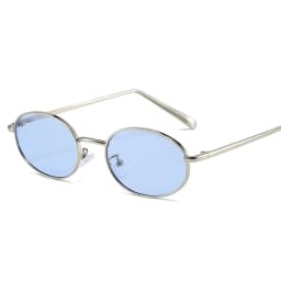 Oval Shape Sunglasses for Women Korean Fashion UV Protection Designer Sunglass Woman Beach Playing Men's Glasses