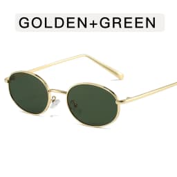 Oval Shape Sunglasses for Women Korean Fashion UV Protection Designer Sunglass Woman Beach Playing Men's Glasses