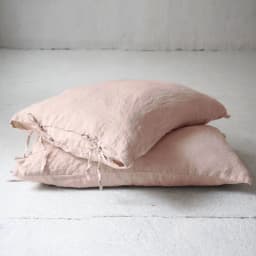 Solid Color Pure Linen Throw Pillow Case Euro Sham for Bed,Custom Size Bowknot Cushion Cover Decoration Pillowcase,Dark Blue