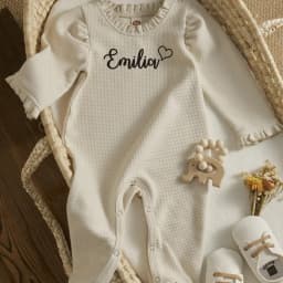 Personalized Toddler Newborn Infant Baby Girl Romper Custom Name Soft Clothing Ruffle Jumpsuit Fall Spring Playsuit
