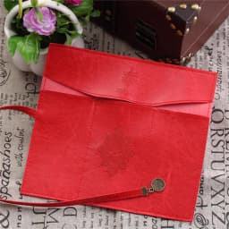 Fashion Vintage Roll PU Leather Pencil Case Twilight Pen Pouch Student Stationery Gift Woman Cosmetic Storage Bag Pencilcase