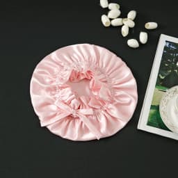 Winsleter,Women Double Layer Sleeping Night Cap 100% Real Silk Bonnet,Pure Hair Wrap Elastic Headwrap 2024 Summer A43753JC