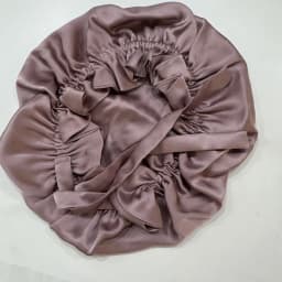 Winsleter,Women Double Layer Sleeping Night Cap 100% Real Silk Bonnet,Pure Hair Wrap Elastic Headwrap 2024 Summer A43753JC