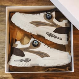 Autumn New Men's Sports Shoes, Versatile High-Top Trendy Thick-Soled Running Shoes, Casual Fashion Sneakers Suitable for Outdoor Activities
