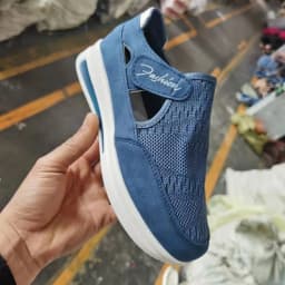 Fashion Hollow Mesh Slip On Wedge Sneakers Lightweight Women Daily Shoes