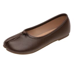 Korean Style Horse-Shoe Split-Toe Women's Shallow Mouth Single Shoes New Slip-On Pig's Trotters Versatile Grandma Flat Loafers