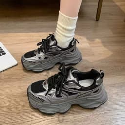 2026 New Fashion Platform Sneakers for Women Casual Non Slip Thick Sole Sports Shoes Woman Comfortable Casual Sports Shoes