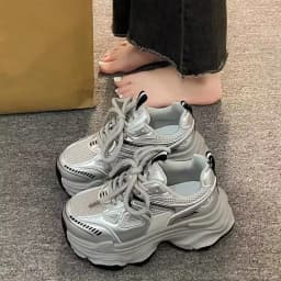 2026 New Fashion Platform Sneakers for Women Casual Non Slip Thick Sole Sports Shoes Woman Comfortable Casual Sports Shoes