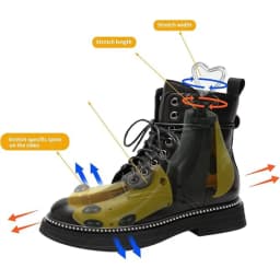 New Adjustable Width and Length Shoe Stretcher with Steel Shaft Durable Boot Stretcher High Top Shoe Trees for Wide Feet