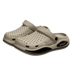 Arch support slippers for men, 2026 new summer wear, wear-resistant EVA anti slip and odor proof, thick hole driving shoes