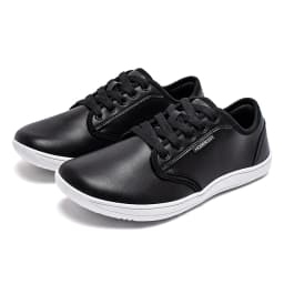 HOBIBEAR Unisex Wide Barefoot Shoes Women Men Zero Drop Minimalist Sneakers Artificial Leather Trail Walking Shoes