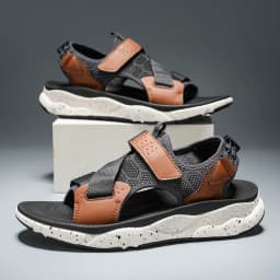 Men's Casual Sports Sandals Outdoor Hiking Sandals Comfortable Non-Slip Beach&Trekking Sandals Plus Size Adjustable