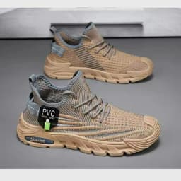 Men's Sports Shoes Breathable Mesh Thin White Shoes for Boys and Students Lightweight Casual Soft Soled Outdoor Running Shoes